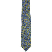 Michelsons of London Blurred Floral Tie and Pocket Square Set - Yellow
