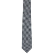 Michelsons of London Dogtooth Silk Tie - Navy