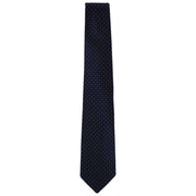 Michelsons of London Mini Spots Extra Long Polyester Tie - Navy