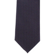 Michelsons of London Pip Geometric Polyester Tie - Purple