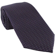 Michelsons of London Pip Geometric Polyester Tie - Purple