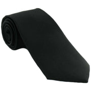 Michelsons of London Plain Silk Tie - Black