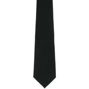 Michelsons of London Plain Silk Tie - Black