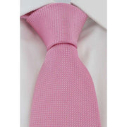 Michelsons of London Plain Silk Tie - Pink