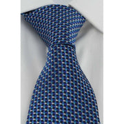 Michelsons of London Triangle Geometric Silk Tie - Teal