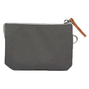 Roka Carnaby Small Sustainable Canvas Wallet - Carbon Grey