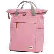 Roka Finchley A Small Sustainable Canvas Backpack - Antique Pink