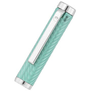 Waldmann Pens Liberty Stainless Steel Nib Fountain Pen - Aquamarine Blue